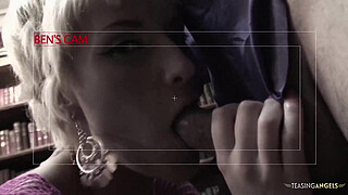 What gives the blonde milf the best orgasms is having anal group sex with DP