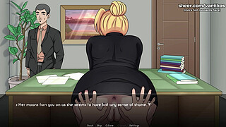 Naruto: Kunoichi Trainer | Big Ass Blonde Secretary Teen Has Public Office Sex At Work With A Big Dick Co Worker. He Creampies Her Warm Pussy | Anime Hentai Porn Game