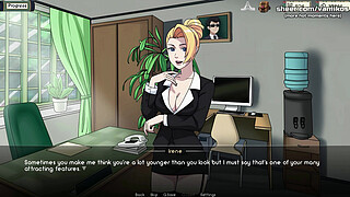 Naruto: Kunoichi Trainer | Big Ass Blonde Secretary Teen Has Public Office Sex At Work With A Big Dick Co Worker. He Creampies Her Warm Pussy | Anime Hentai Porn Game