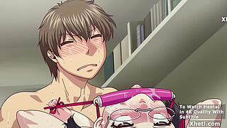 Anime Hentai, She wants hard fuck Anal sex