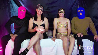 Real swinger couple swapping