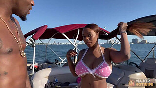 Busty Curvy MILF Yum The Boss Poolside Creampie Heat With Rome Major!