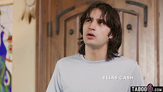 Huge boobs granny stepmom loves anal sex and stepson did too