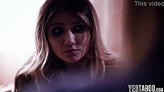 Busty Latina MILF convinces stepsis for foursome with stepparents