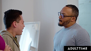 ADULT TIME - MILF Lexi Luna Catches Cheating Husband & Fucks Stepson Right In Front Of Him! CUCKOLD