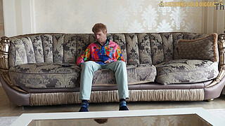 Sexy Blonde Ukrainian Teen Gets Anal While Being Watched By An Old Man Cuckold