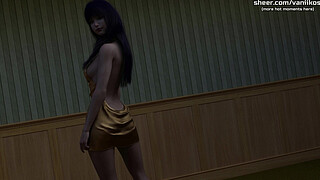 Big Boobs Cheating Wife Rides Her Lover Boy's Big Cock And Gets Her Wet Pussy Creampied. Hot Morning Quickie | A Step Mother's Love | 3D Animated NTR Porn Game