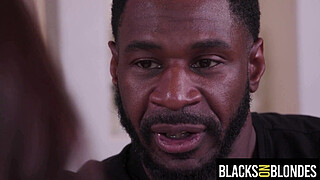 BLACKS ON BLONDES - Sex Starved Wife Craves ANAL While Husbands Away