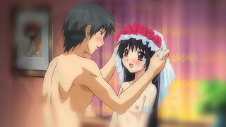 Hentai married couple tries anal sex