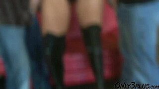 Busty Model Enjoys Anal Sex In A Threesome