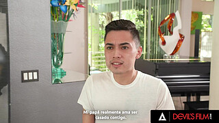 DEVILS FILM - Busty Stepmom Lauren Phillips Enjoys Getting Her Asshole Fucked By Her Stepson