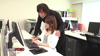 Yumi Maeda's Explosive Office Encounter with Naughty Boss and Unforgettable Sex Acts