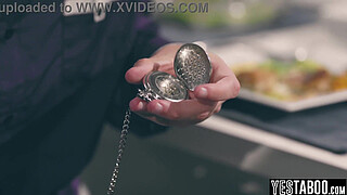 Male best friend freezes time to fuck a Latina in front of fiance