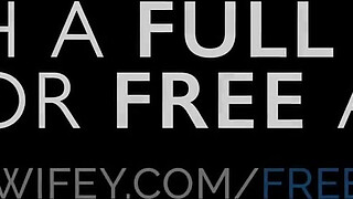 WIFEY Tight Blonde Hotwife Norah Nova Gets Filled Up By Massive BBC In Front Of Hubby