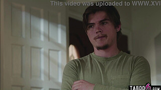 MILF stepsister Charlotte Sins camming caught by stepbrother