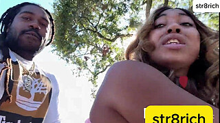 HOUSTON EBONY ANAL QUEEN GET FUCK IN THE ASS OUTSIDE IN WINTER SNOW STORM