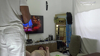 Behind The Scenes Of Redhead BBW Masseur Lady Getting Fucked