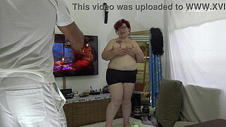 Behind The Scenes Of Redhead BBW Masseur Lady Getting Fucked