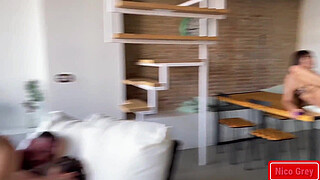 Real 18yo Amateur Teen Models Group Sex in Backstage after photoshoot