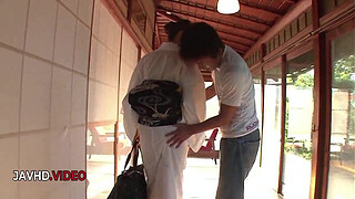 Hardcore sultry Asian MILF delivers Blowjob then gets pounded fiercely by young stud MILF