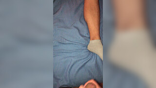 Go ahead, you cuckold, fuck that gaping pussy. Naughty young married woman, fucks her lover and then gives her gaping pussy to the cuckold.