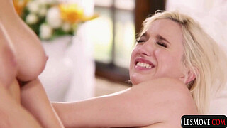 One is Busty Both Are Horny Lesbian Sex Architects April O'Neil, Eliza Jane, Kristen Scott