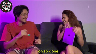 Party among friends ends in unprotected sex (English subtitles)