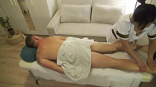 Private massage parlor with asian happy ending