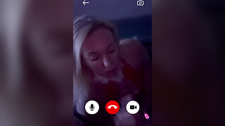 Calling Hubby at Work I Play with His Friend’s Big Fat Cock Until He Cums All Over My Tits – Blonde Hotwife Humiliates Cuck