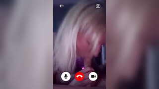 Calling Hubby at Work I Play with His Friend’s Big Fat Cock Until He Cums All Over My Tits – Blonde Hotwife Humiliates Cuck