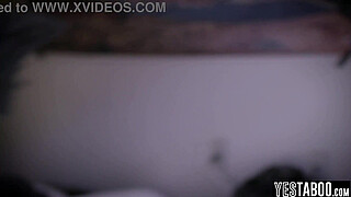 Big tits MILF ghost devour scientists big dick before pegging him