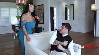 Busty MILF Takes My Trident