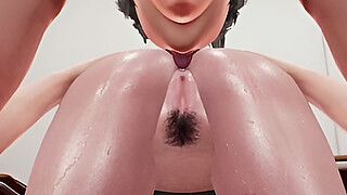 Sexy Student Yurim in Pantyhose 3D Hentai - Sensual Tits Massage, Tight Ass Licking with Loud Moans, Intense Fingering Leading to Squirt Rule34 Animation