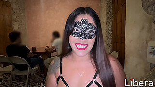 HOTWIFE GETS THE URGE TO SUCK COCK AT A SWINGER PARTY