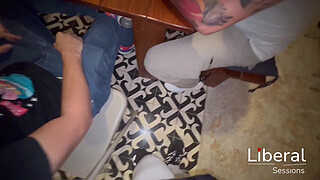 HOTWIFE GETS THE URGE TO SUCK COCK AT A SWINGER PARTY