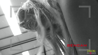 After seeing their expensive car the brunette and blonde milfs are eager to get pounded in a foursome