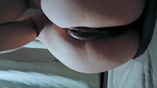 Slow sex at home and a quick cumshot from my girlfriend. Detail