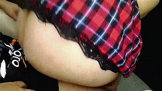 Fucking all the HOLES of my STEPSISTER dressed as a | ASS RUB, MASTURBATION, VAGINAL and ANAL