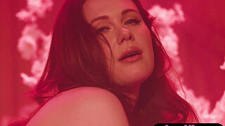 Big boobs mature Redhead MILF flaunts her fat ass and hairy pussy