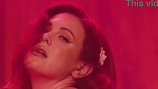 Big boobs mature Redhead MILF flaunts her fat ass and hairy pussy