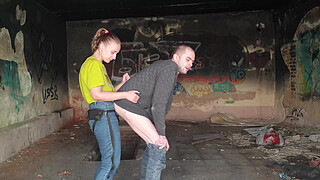 Anastasia Mistress outdoor fuck strapon Sasha Earth