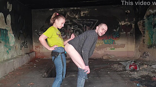 Anastasia Mistress outdoor fuck strapon Sasha Earth