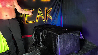 Dorynha performance with Master SM in a BDSM party