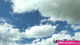 Big tits and ass latina teen stepsister plays Cupid on Valentines