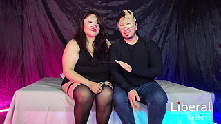 Hotwife punishes her cuckold; only strangers can fuck her in the ass.