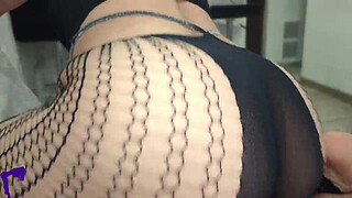 Hot Latina MILF Sofa Ride, Intense Bouncing Ass Cabalgada, Titjob Big Tits Massage and Cum Reveal POV Homemade - hot mature