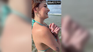 Lovely Beach Vibes With Busty Babe Jade Harper