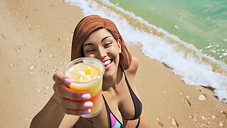 Curvy MILF Mrs. Keagan gets some morning BBC while her husband is downstairs.