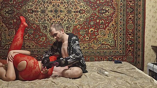 Sasha Earth ass dildo masturbation Anastasia Mistress