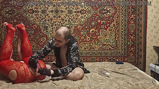 Sasha Earth ass dildo masturbation Anastasia Mistress